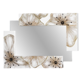 BROKEN UP SMALL PETUNIA MIRROR PINTDECOR